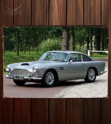 Металлическая табличка Aston Martin DB4